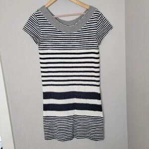 Anthropologie Maeve Haven Striped Shift Dress Small